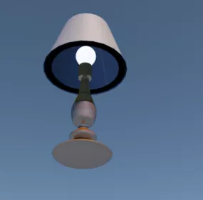 Hotel Desk Lamp V1 3d model