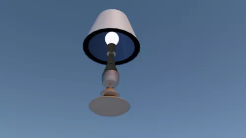 Hotel Desk Lamp V1 3d model Hotel Desk Lamp V1 3d model