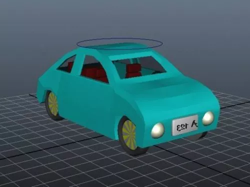 Lowpoly Cartoon Car V2 3d model Lowpoly Cartoon Car V2 3d model