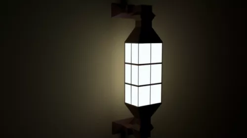 Japanese Lamp 3d model Japanese Lamp 3d model