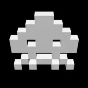 Space Invader Game 3d model