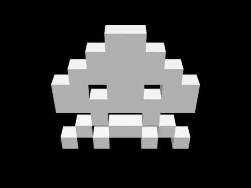 Space Invader Game 3d model Space Invader Game 3d model