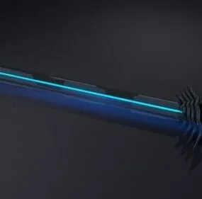 Blue Light Sword 3d model