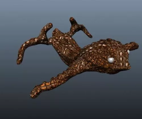 Humanoid Ant Animated With Rig 3d model