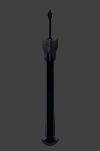 Tang Dynasty Chinese Sword 3d model