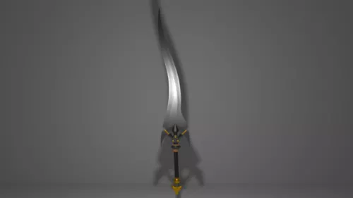 Lightsabers Sword With Character 3d model