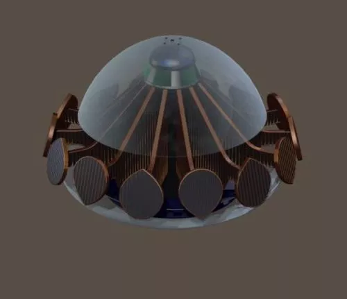 Ufo Dome 3d model Ufo Dome 3d model