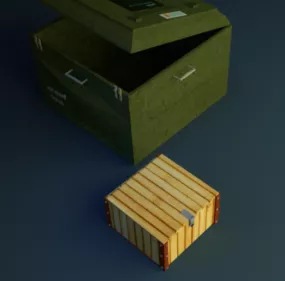 Military Container 3d model