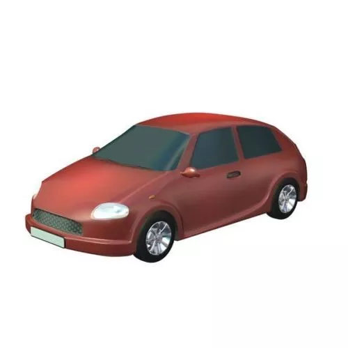 Automobile Sedan 3d model Automobile Sedan 3d model