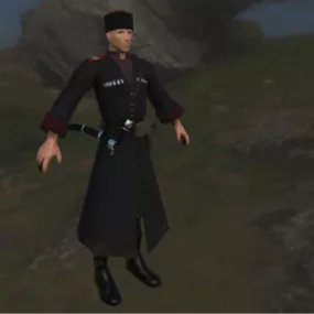 Cossack Police 3d model