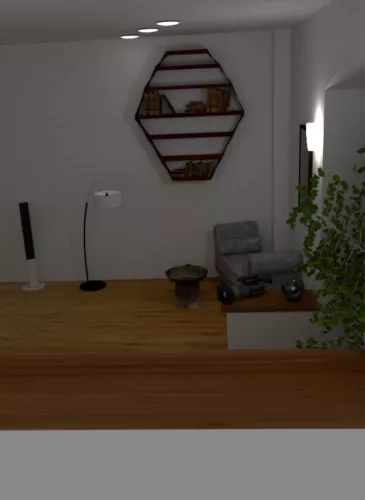 Simple Room Scene 3d model Simple Room Scene 3d model