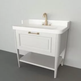 Antique Washbasin 3d model