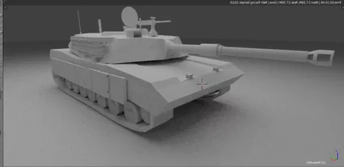 Modern Tank Design 3d model Modern Tank Design 3d model