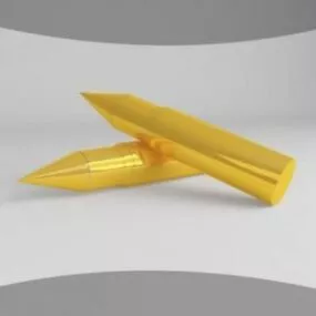 Golden Bullet 3d model
