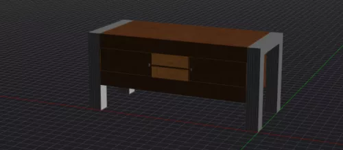 Building House European Style 3d model