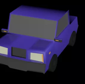 Lowpoly Game Car 3d model