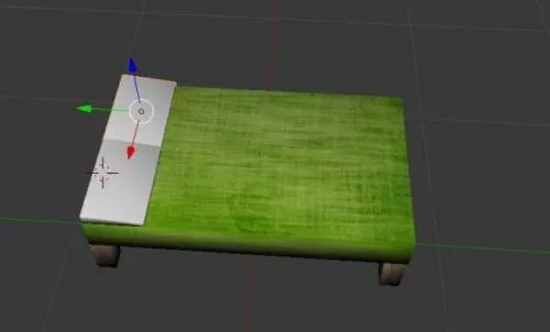 Double Bed Lowpoly 3d model Double Bed Lowpoly 3d model