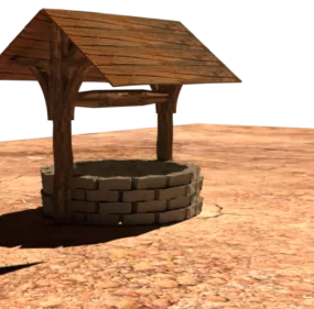 Old Country Well 3d model
