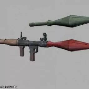 Rpg Anti-tank 3d model