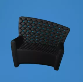 Stylized Couch Furniture 3d model