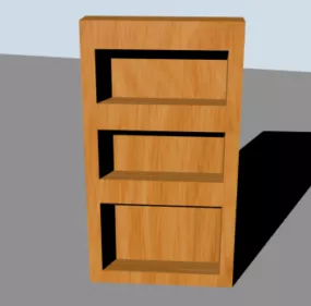 Diy Bookshelf 3d model