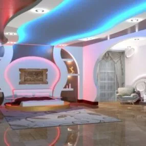 Sci-fi Bedroom Design 3d model
