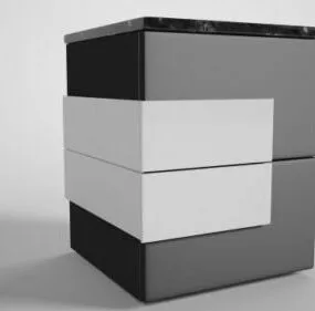 Cupboard Modern Furniture 3d model
