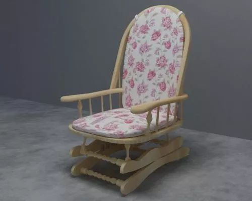 Vintage Wooden Chair V1 3d model Vintage Wooden Chair V1 3d model