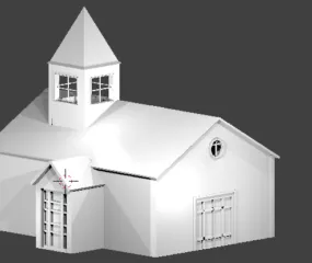 Western Church 3d model