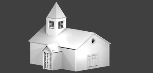 Building Chapel St Giuda 3d model