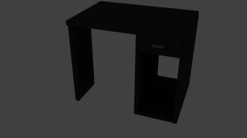 Kid Room Computer Table 3d model Kid Room Computer Table 3d model