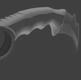 Gaming Karambit Knife 3d model