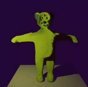 Scary Bear Character 3d model