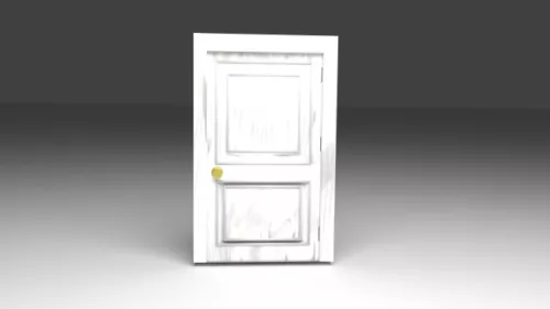 Mdf Lowpoly Door 3d model Mdf Lowpoly Door 3d model