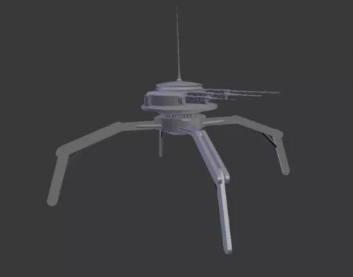 Bump Ball Robot 3d model