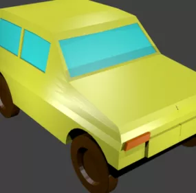 Game Car Lowpoly 3d model