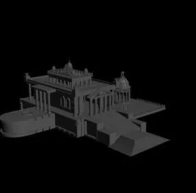 Chinese Ancient Temple 3d model