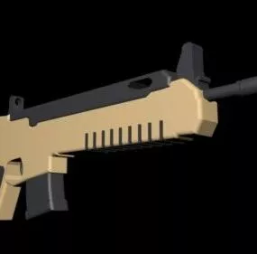 Scar Gun 3d model