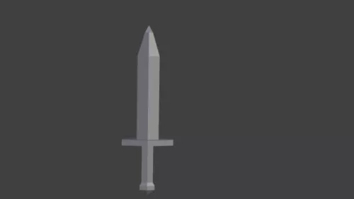 Sword Elucidator Weapon 3d model