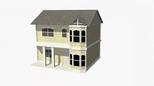 Western House 3d model