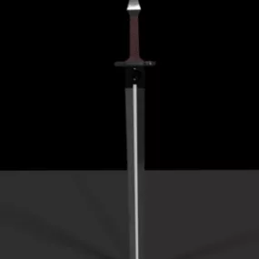 Straight Sword 3d model