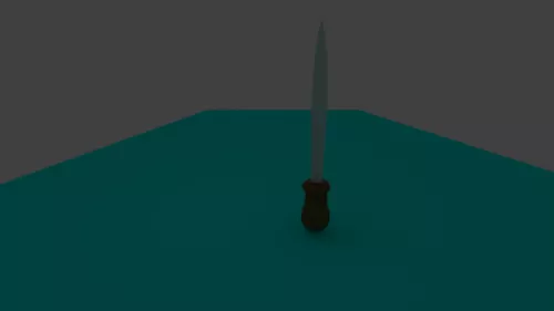 Medieval Buckler Shield Weapon 3d model