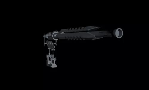 Dalek Time Machine Grey 3d model