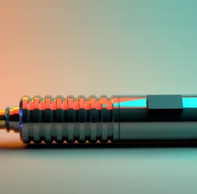 Steel Lightsaber Sword 3d model