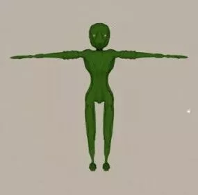 Alien Basic Character 3d model