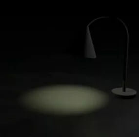 Old Table Lamp V1 3d model