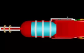 Ray Gun Lowpoly 3d model