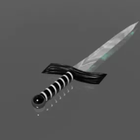 Rustic Battle Sword 3d model