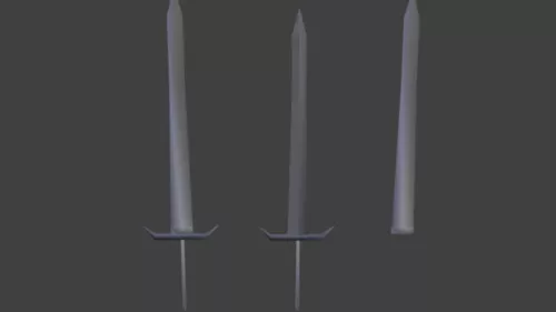 Tang Dynasty Chinese Sword 3d model