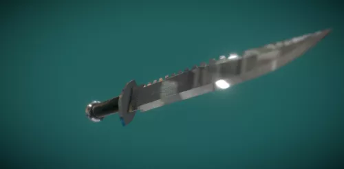 Sci-fi Blade Wolf Weapon 3d model
